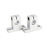 SK10 - Supporto per albero di guida lineare 10 mm, supporto per asse ottico verticale in lega di alluminio