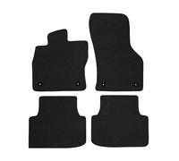 SK25-1 Set Tappetini Velluto Premium Pelle Blu per Skoda Octavia III 2012-2019 t