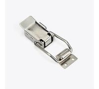 SK301 Fibbia a pressione in ferro nichelato, interruttore for cintura, serratura dinamica, serratura for armadietto, fibbia for porta, fibbia a becco d'anatra, 1 pezzo(201 steel)