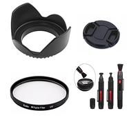 SK33 - Set di pennelli per fotocamera da 82 mm con tappo per paraluce con filtro UV, per Sigma 18-35 mm, T2, completamente luminoso, zoom ad alta velocità, obiettivo Sigma 24-105 mm f/4 DG OS HSM Art