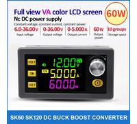 SK60 SK120 Convertitore buck boost DC Alimentatore da laboratorio regolato regolabile CNC Modulo di carica solare corrente a tensione costante