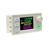 SK60X - Modulo di alimentazione Boost Buck da 60 W, ingresso 6-36 V, uscita 0-36 V 5 A, alta precisione, display LCD, bianco