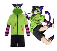 SK8 The Infinity Cosplay Costume Anime Miya Set Completo Uniforme Felpa Con Cappuccio Pantaloncini Abiti Anime Suit Gioco Di Ruolo Uniforme Set Completo SK8 the Infinity Cosplay Outfit