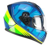 SKA-P Casco full face, 3MHG SPEEDER SPORT Blu Giallo fluo, XS (53-54cm)