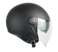 SKA-P Casco open face, 1SHA ZEN MONO Nero opaco, L (59cm)