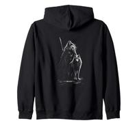 Skadi Dea norrena Femminile guerriera vichinga Felpa con Cappuccio