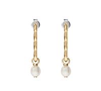 Skagen Agnethe Pearl Orecchini da donna in ottone color oro, SKJ5025710