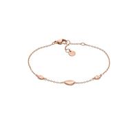 Skagen Bracciale da donna Anja Pebbles in acciaio inox oro rosa, SKJ1848791, Misura unica, Acciaio inossidabile, Nessuna pietra preziosa
