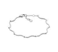 Skagen Bracciale da Donna Essential Wave, Acciaio Inossidabile, L: 190 mm, L: 3.6 mm, D'argento