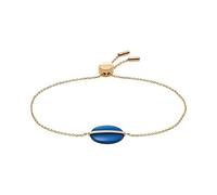 Skagen Bracciale Da Donna In Vetro Di Mare, Lunghezza: 216 mm, Larghezza: 10,5 mm Bracciale In Acciaio Inossidabile Dorato, SKJ1576710