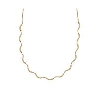 Skagen Collana senza tempo placcata in oro Wave SKJ1746710