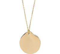 Skagen Collana Da Donna Katrine, Lunghezza: 559 mm Collana In Acciaio Inossidabile Dorato, SKJ1514710