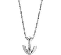 Skagen Collana Da Uomo Pendler, Lunghezza Totale: 50 Cm Collana In Acciaio Inox Argento, SKJM0187040