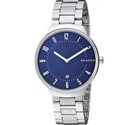 Skagen Denmark Grenen SKW6519 - 38mm Blue Dial Stainless Steel Men's Watch
