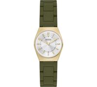 Skagen Denmark SKW3034 Grenen Lille Ocean Watch - 26mm Gold Case, Green Strap