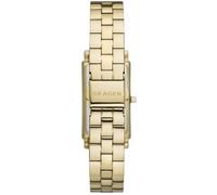 Skagen Orologio Hagen per donna, Movimento al quarzo a tre lancette con cinturino in acciaio inossidabile o in pelle, 22 mm, Tono oro