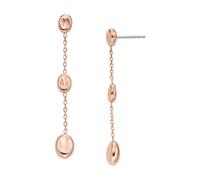 Skagen Orecchini da donna Anja Pebbles in acciaio inox oro rosa, SKJ1846791, Misura unica, Acciaio inossidabile, Nessuna pietra preziosa