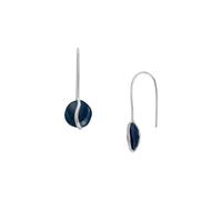 Skagen Orecchini alla moda in acciaio con vetro blu Sea Glass SKJ1812040