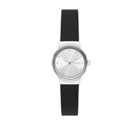 Skagen Orologio da polso da donna Freja Lille, in acciaio inox a due lancette, argento/nero, Eine Größe, Freja