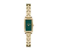 Skagen Orologio Hagen per donna, movimento al quarzo a due lancette con cinturino in acciaio inossidabile o in pelle, 30 mm, Verde smeraldo