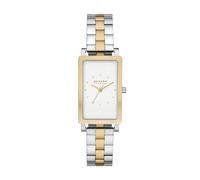 Skagen Orologio Hagen per donna, Movimento al quarzo a tre lancette con cinturino in acciaio inossidabile o in pelle, 43 mm, Tono argento e tono oro