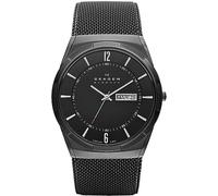 Skagen Orologio Melbye Titanium da uomo, movimento a tre lancette con data, cassa in titanio da 40 mm con bracciale in acciaio inossidabile, SKW6006