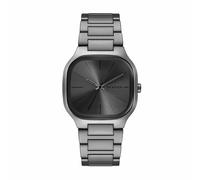 Skagen Orologio Mellem da uomo, movimento al quarzo a tre lancette con cinturino in acciaio inossidabile, 40 mm, Grigio carbone