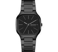 Skagen Orologio Mellem da uomo, movimento al quarzo a tre lancette con cinturino in acciaio inossidabile, 40 mm, Nero