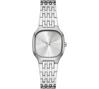 Skagen Orologio Mellem Lille per donna, movimento al quarzo a tre lancette con cinturino in acciaio inossidabile, 28 mm, Tono argento