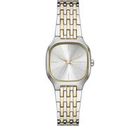 Skagen Orologio Mellem Lille per donna, movimento al quarzo a tre lancette con cinturino in acciaio inossidabile, 28 mm, Tono oro e argento