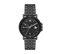 Skagen Signatur Sport orologio per uomo, movimento al quarzo con cinturino in acciaio inossiperbile o in pelle, Grigio scuro e nero