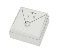 Skagen Set regalo Kariana da donna con collana e orecchini con cristalli a cuore, SKJB1016SET