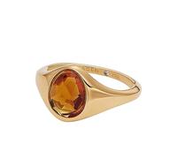 Skagen Sea Glass Anello da donna in vetro color miele, SKJ1740710, Oro (Gold), 6.5