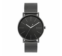 Skagen Orologio Signatur per Uomo, Movimento al quarzo a tre lancette con cinturino in acciaio inossidabile, 40 mm, Grigio