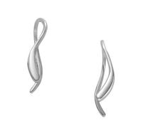 Skagen Orecchini da donna in acciaio inossidabile o semipreziosi con chiusura a filo aperto Skagen Agnethe, Tono Argento