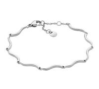 Skagen Bracciale da Donna Essential Wave, Acciaio Inossidabile, L: 190 mm, L: 3.6 mm, D'argento