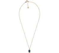 Skagen Collana da donna in acciaio inossidabile o semipreziosa con chiusura a moschettone Ciondolo in vetro di mare