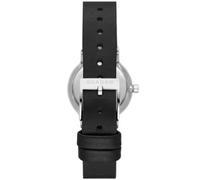Skagen Freja Orologio per donna, movimento al quarzo con cinturino in acciaio inossidabile o in pelle, Nero e bianco, 26MM