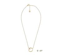 Skagen Women's Stainless Steel or Semi precious with lobster clasp closure Ring Pendant necklace