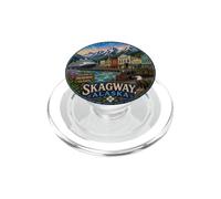 Skagway, Alaska, AK passaggio interno, Stati Uniti, deposito ferroviario, oro PopSockets PopGrip per MagSafe