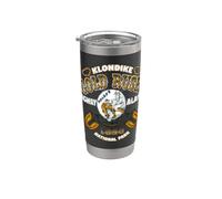 Skagway Alaska Klondike Ricordo del Parco Nazionale della Corsa all'Oro Bicchiere termico in acciaio inox doppia parete