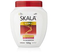 SKALA - Crema Acondizionadora 12 en 1 - Idrata, Nutre e Ripara i Capelli - Formula Profonda per Tutti i Tipi di Capelli - 1000 ml, Rosa, 1 l