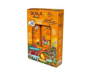 -Skala Expert- Kit shampoo + balsamo al mango e castagno do Pará - 650ml - Shampoo Mango e Castagna do Pará - 650ml - Recupera l'idratazione e riduce l'effetto crespo