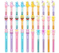 SKAMORI 30 Pezzi Gomme da Cancellare Bambini, Gomma Retrattili a Forma di Penna, Gomme da Cancellare per Gadget Compleanno Bambini & Regalini Fine Festa Compleanno bambini