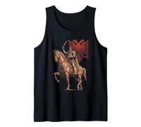 Skanderbeg Bandiera Dell'albania E del Kosovo per Un Canotta