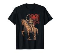 Skanderbeg Bandiera Dell'albania E del Kosovo per Un Maglietta