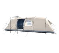 Skandika Casablanca 8 Sleeper Protect Tenda da campeggio a tunnel| 2 cabine letto, Sleeper Technology, pavimento cucito, colonna d'acqua 3000 mm, altezza 2 m, zanzariera (beige)