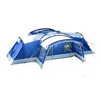 Skandika Nimbus 12 persone | Tenda da campeggio familiare, con/senze tecnologia Sleeper, con/senza pavimento cucito, impermeabile, 5000 mm di colonna d'acqua (Sleeper 12 persone)