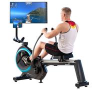 Skandika Nordlys - Remo rotanti 3D con cuscinetti a sfera, computer + supporto per tablet - 16 livelli di resistenza