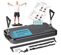 Skandika Smart Training Station | Attrezzatura Fitness per la casa, puleggia da 50 kg, Attrezzatura Multifunzionale per la Palestra di casa, Allenamento per Tutto Il Corpo, Calisthenics